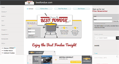 Desktop Screenshot of bestfondue.com